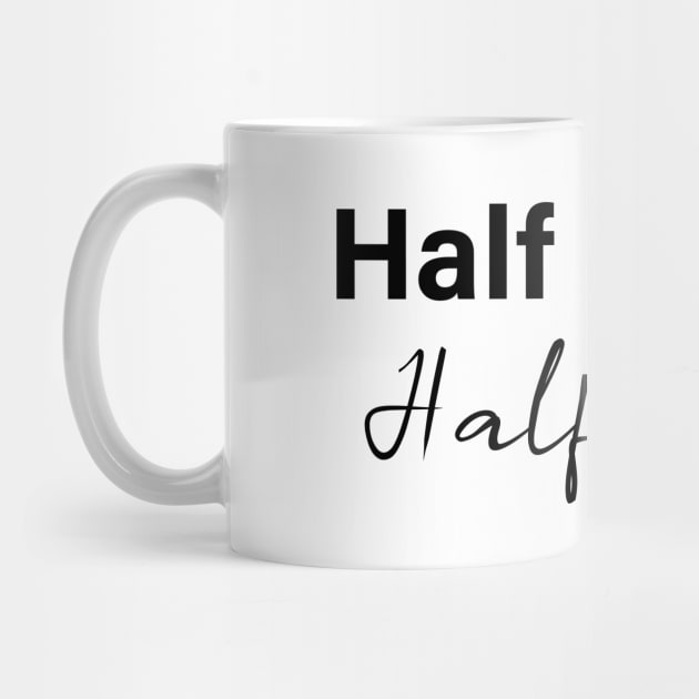 half coffee half nurse - black text by NotesNwords